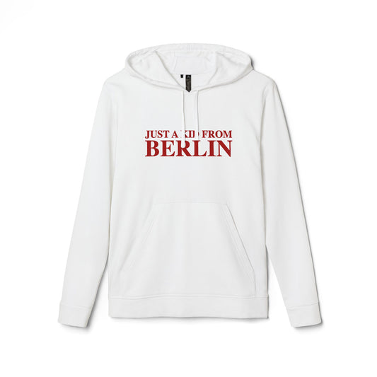 Just a kid from Berlin adidas Unisex Fleece Hoodie