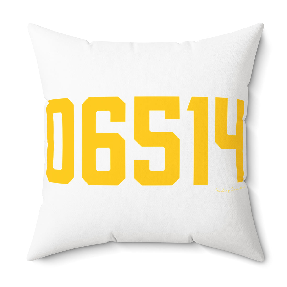 06514 Hamden Connecticut Zip Code Polyester Square Pillow