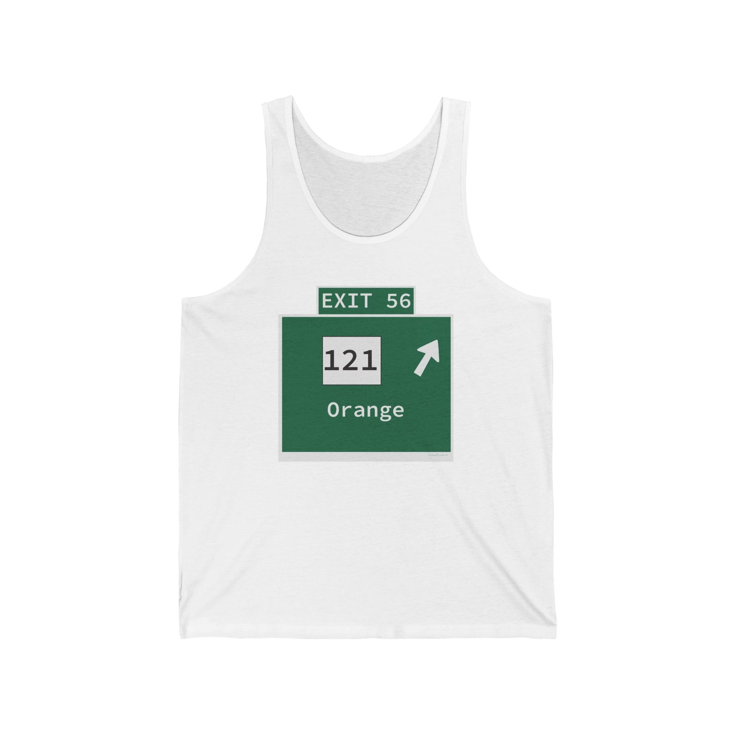 Vintage WCP Exit 56 Sign Unisex Jersey Tank Top
