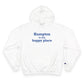 Hampton is My Happy Place Champion Hoodie