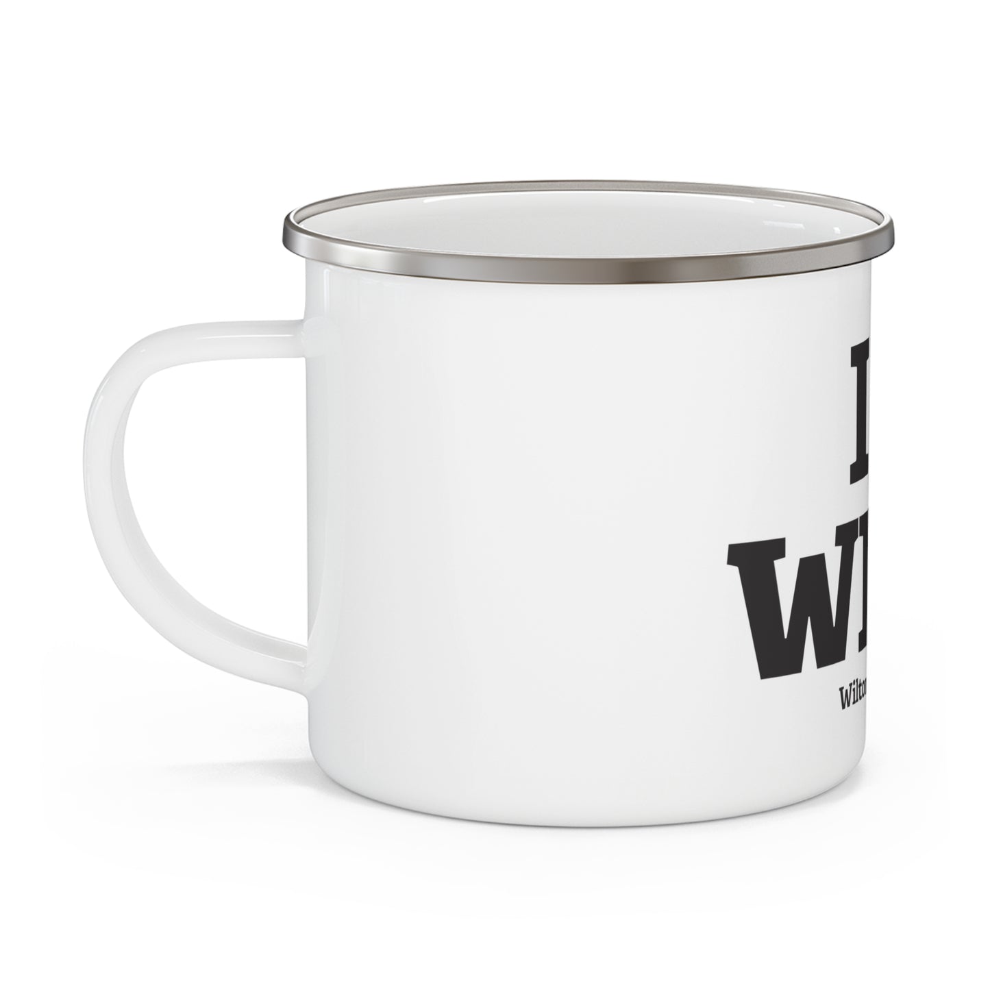 I Heart WLTN Enamel Camping Mug