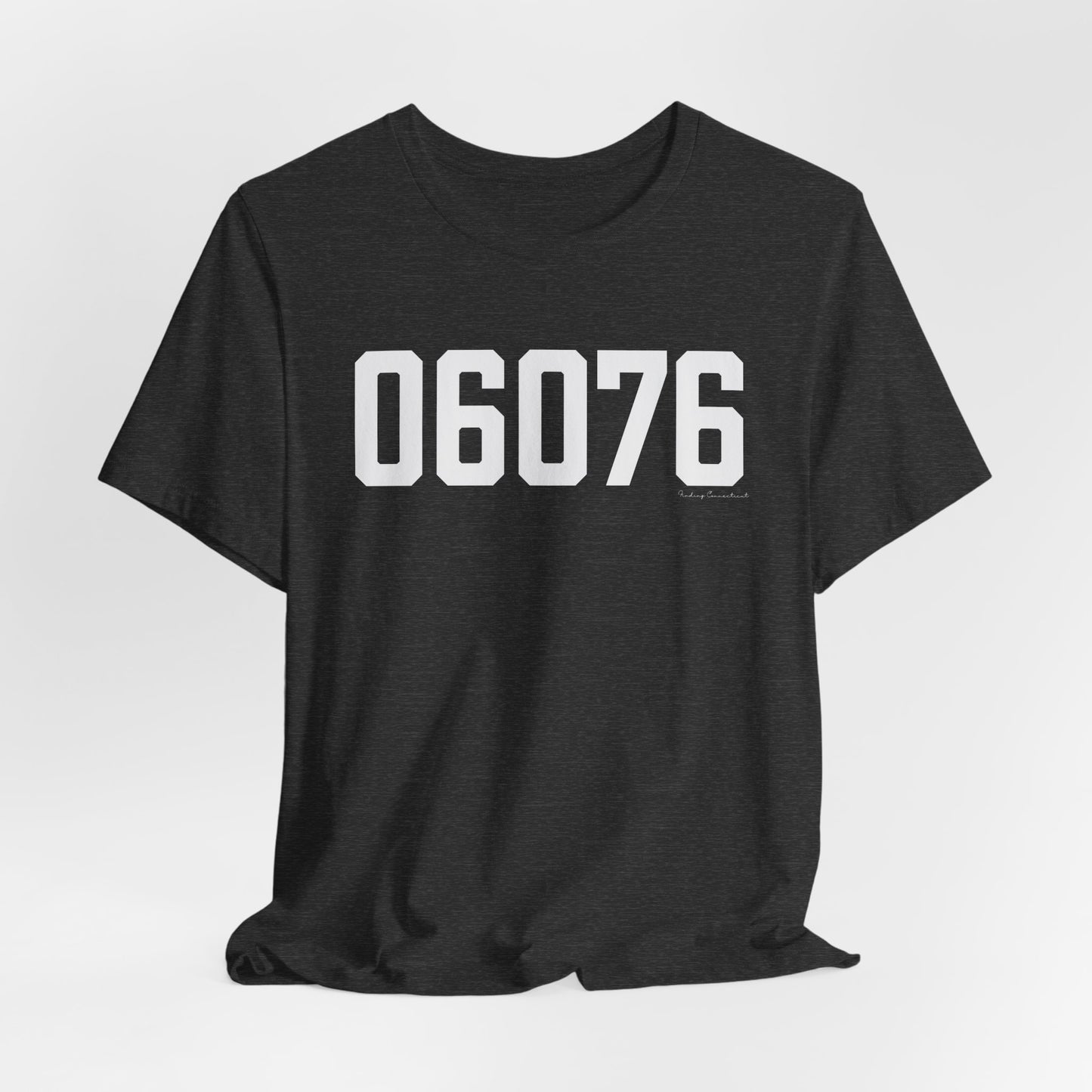 06076 Union CT Zip Code Unisex Jersey Short Sleeve T-Shirt
