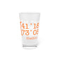 Shelton Coordinates Pint Glass, 16oz