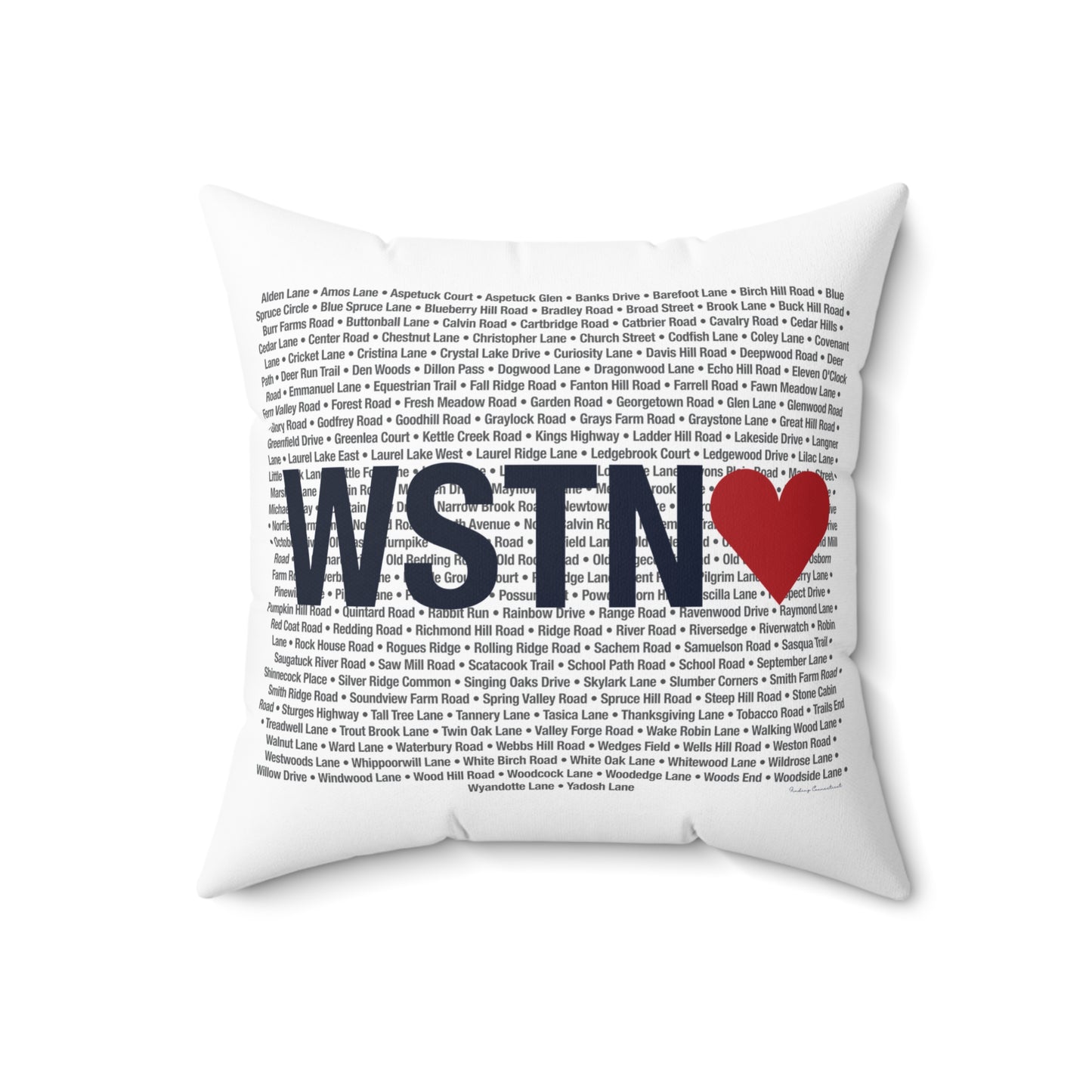 Weston Love Spun Polyester Square Pillow