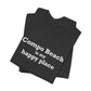 Compo Beach Is My Happy Place Unisex Jersey Short Sleeve T-Shirt