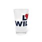 Love Wilton Pint Glass, 16oz