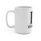 I Clover Woodstock Mug 15oz