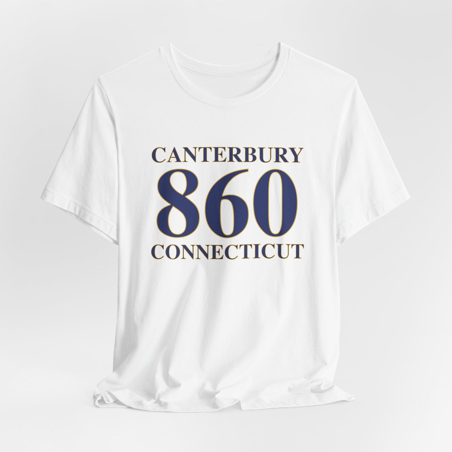 Canterbury 860 Connecticut Unisex Jersey Short Sleeve T-Shirt