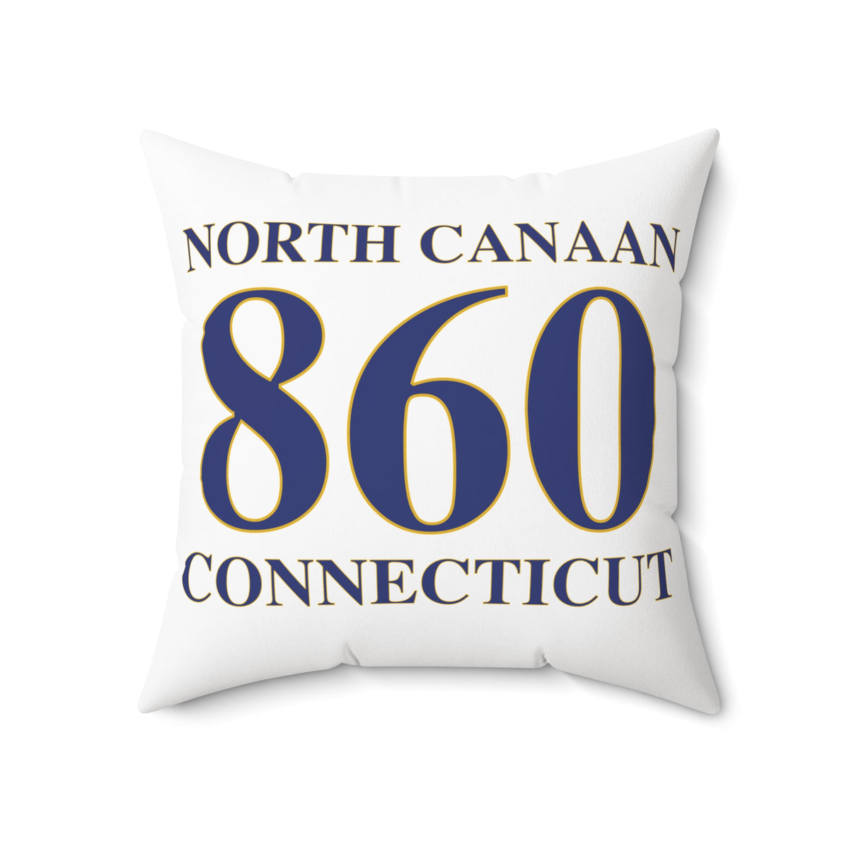 North Canaan 860 Connecticut Polyester Square Pillow