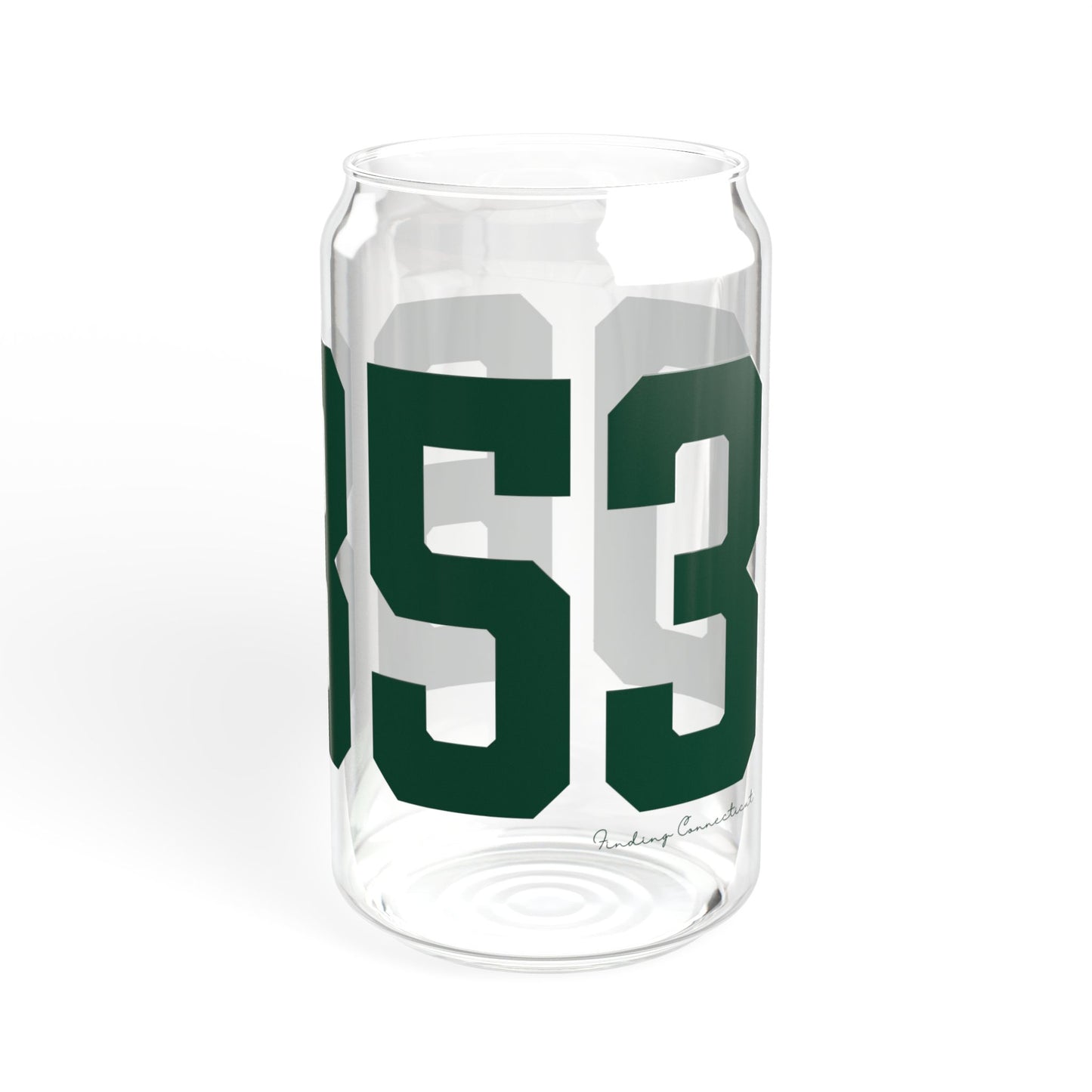 06853 Norwalk Connecticut Zip Code Sipper Glass, 16oz