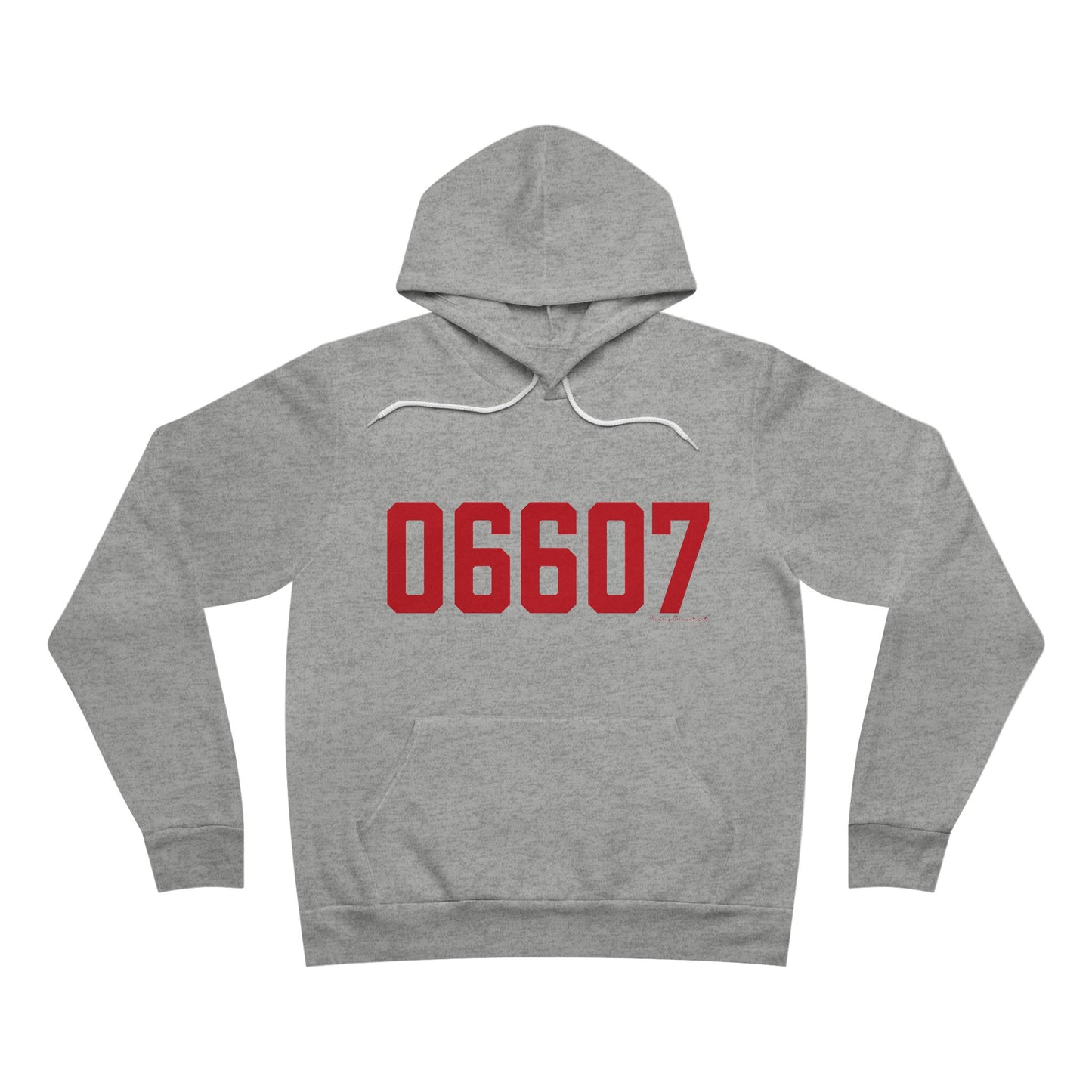 06607 Bridgeport Connecticut Zip Code Unisex Sponge Fleece Pullover Hoodie Sweatshirt