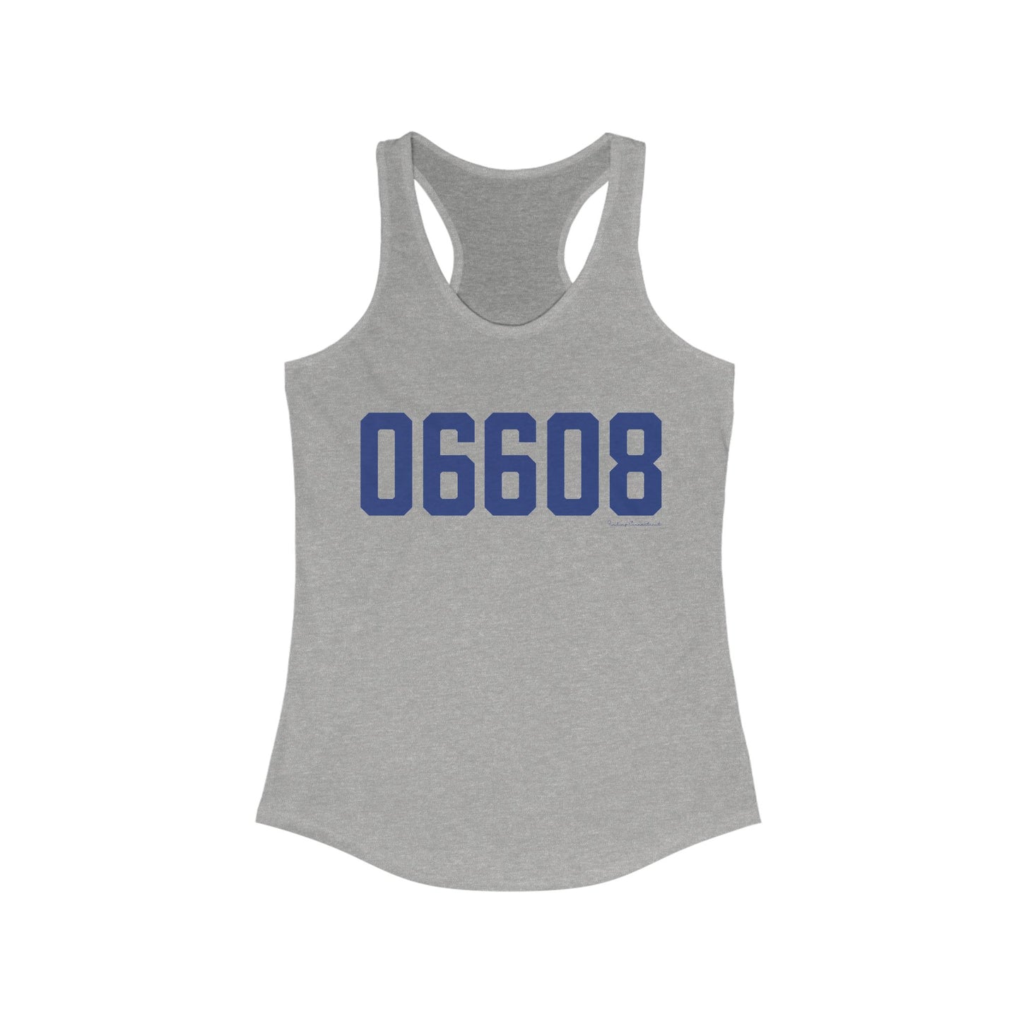 06608 Bridgeport Connecticut Zip Code Women's Ideal Racerback Tank Top