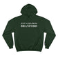 Just a kid from Branford Champion Hoodie