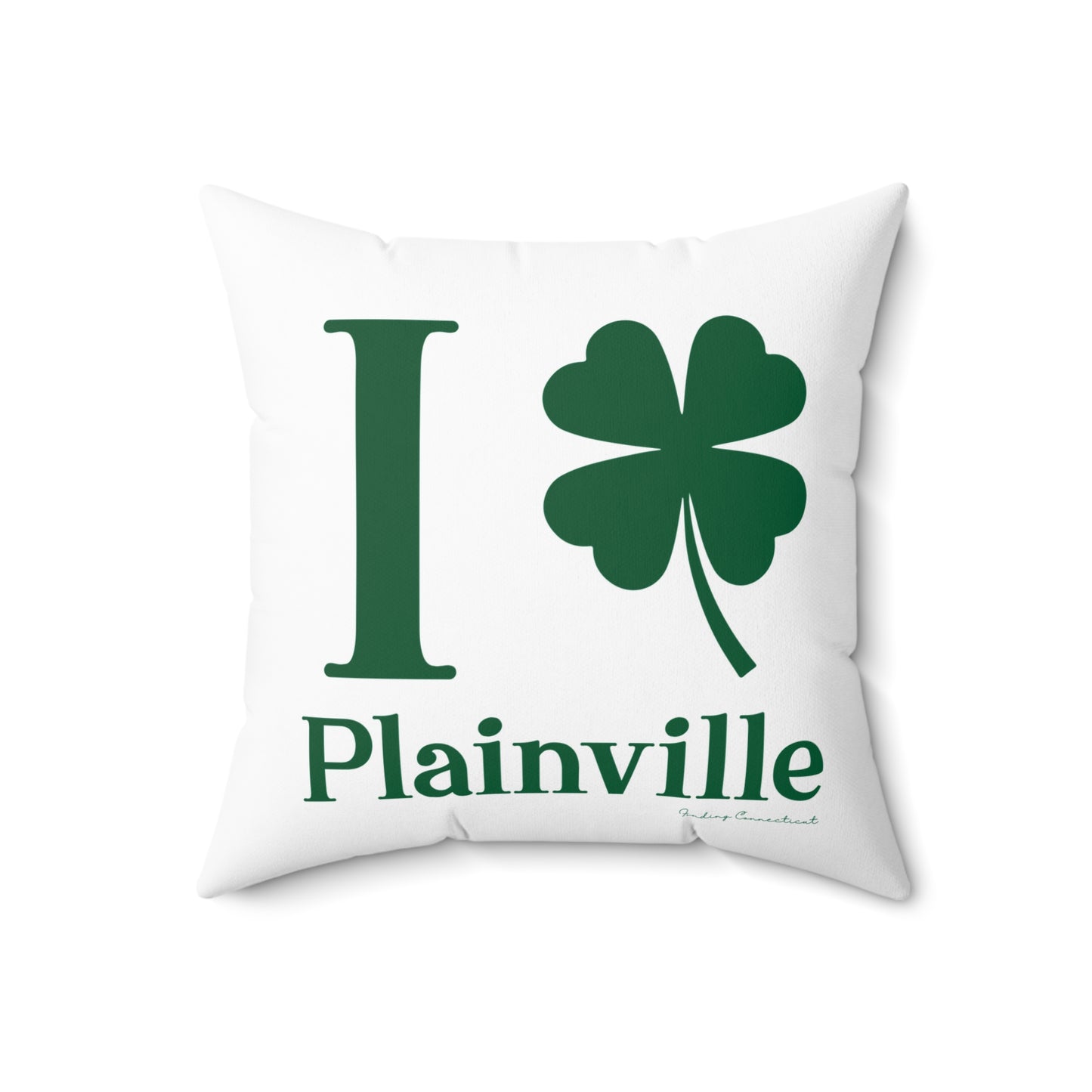 I Clover Plainville Spun Polyester Square Pillow