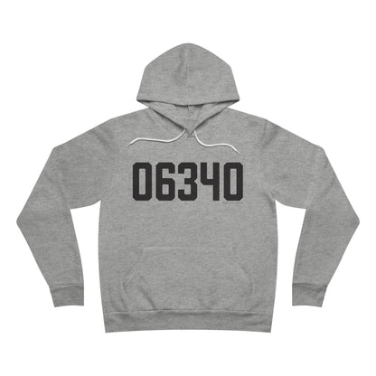06340 Groton Connecticut Zip Code Unisex Sponge Fleece Pullover Hoodie
