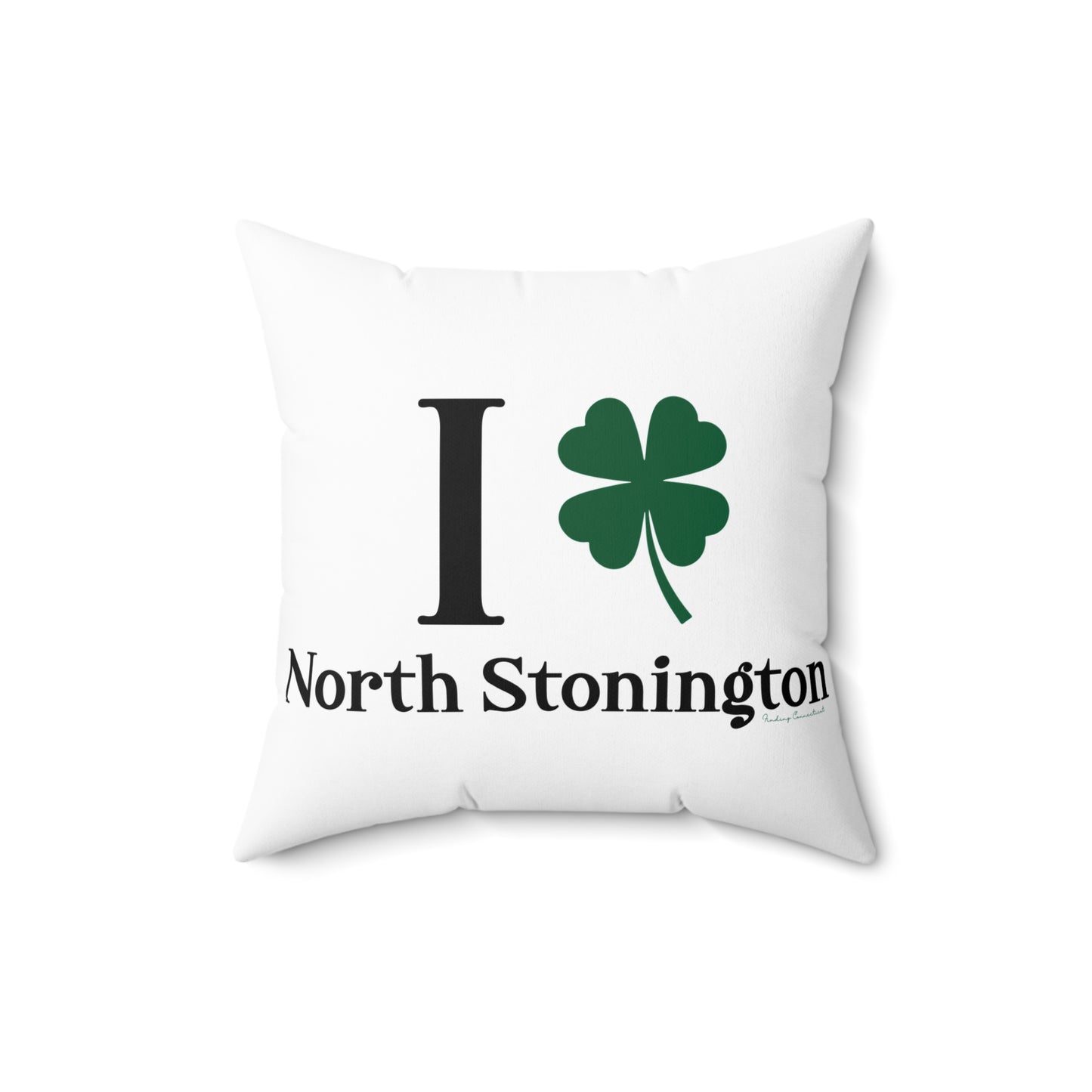 I Clover North Stonington Spun Polyester Square Pillow