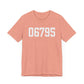 06795 - Watertown CT Zip Code Unisex Jersey Short Sleeve T-Shirt