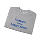 Vernon is My Happy Place Unisex Heavy Blend™ Crewneck Sweatshirt