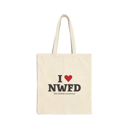 I Heart NWFD Cotton Canvas Tote Bag