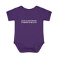 Just a kid from Fairfield Beach Infant Baby Rib Bodysuit