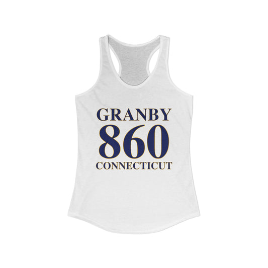 Granby 860 Connecticut Women's Ideal Racerback Tank Top