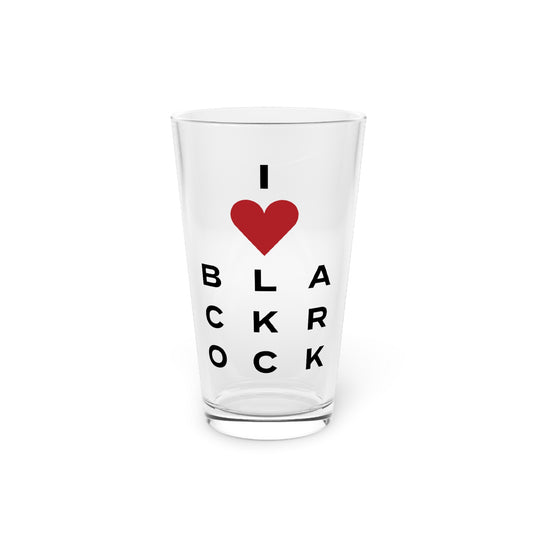 Black Rock Vision Pint Glass, 16oz