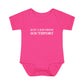 Just a kid from Southport Infant Baby Rib Bodysuit