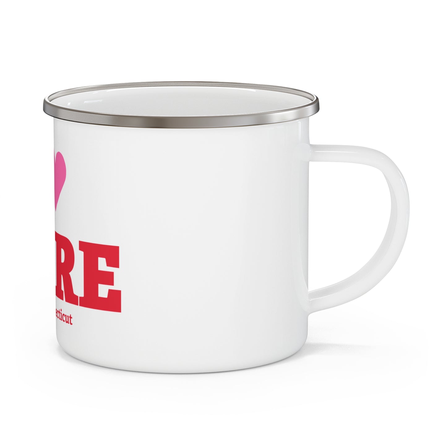 I Heart MNRE Enamel Camping Mug