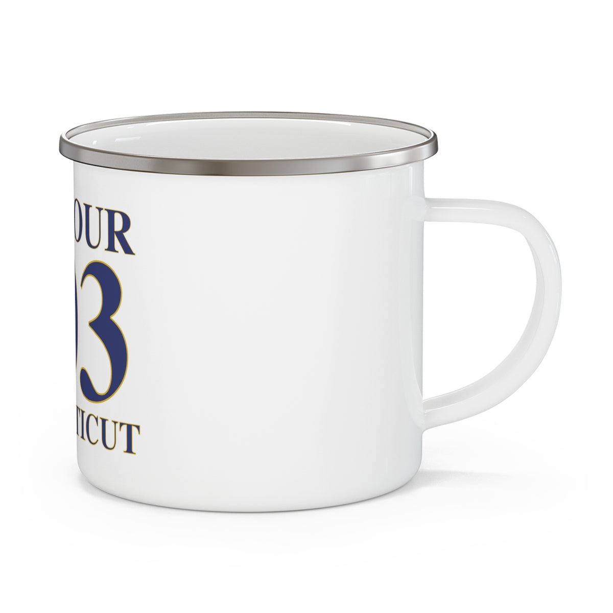 Seymour 203 Connecticut Enamel Camping Mug