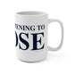 Just a kid listening to Goose Mug 15oz