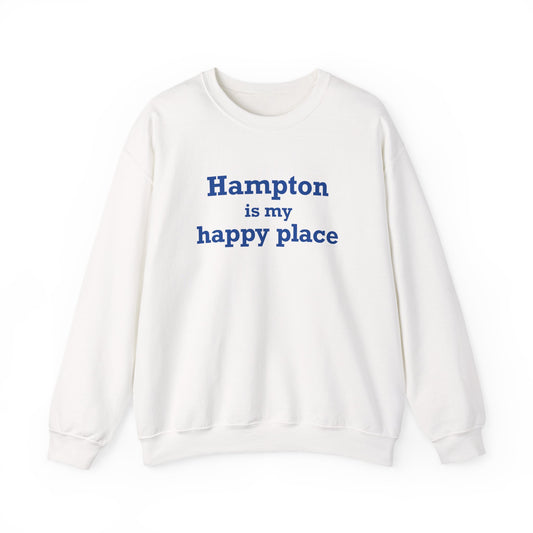 Hampton is My Happy Place Unisex Heavy Blend™ Crewneck Sweatshirt