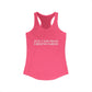 Just a kid from Greens Farms Women's Ideal Racerback Tank Top