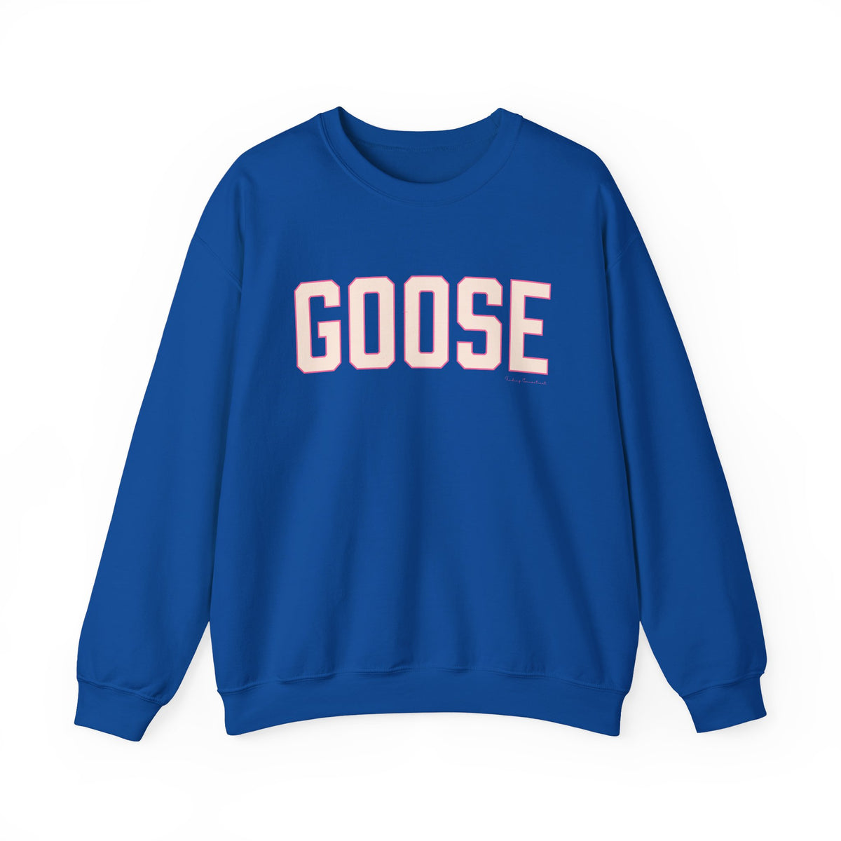 Goose Zip Code Peach & Pink Unisex Heavy Blend™ Crewneck Sweatshirt