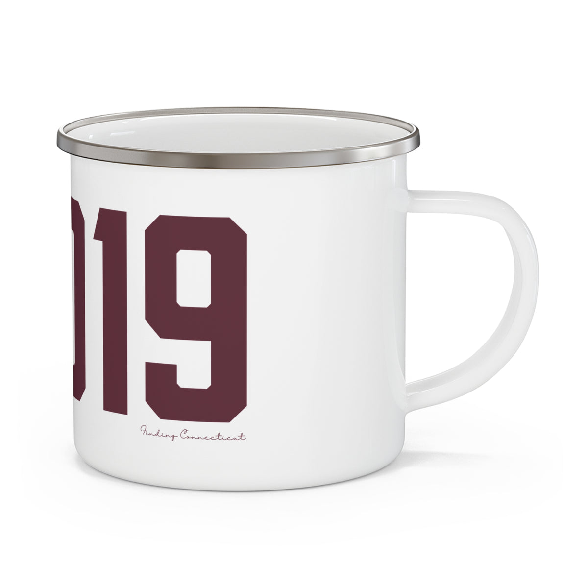 06019 Canton Connecticut Zip Code Enamel Camping Mug