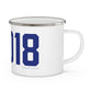 06018 North Canaan Connecticut Zip Code Enamel Camping Mug