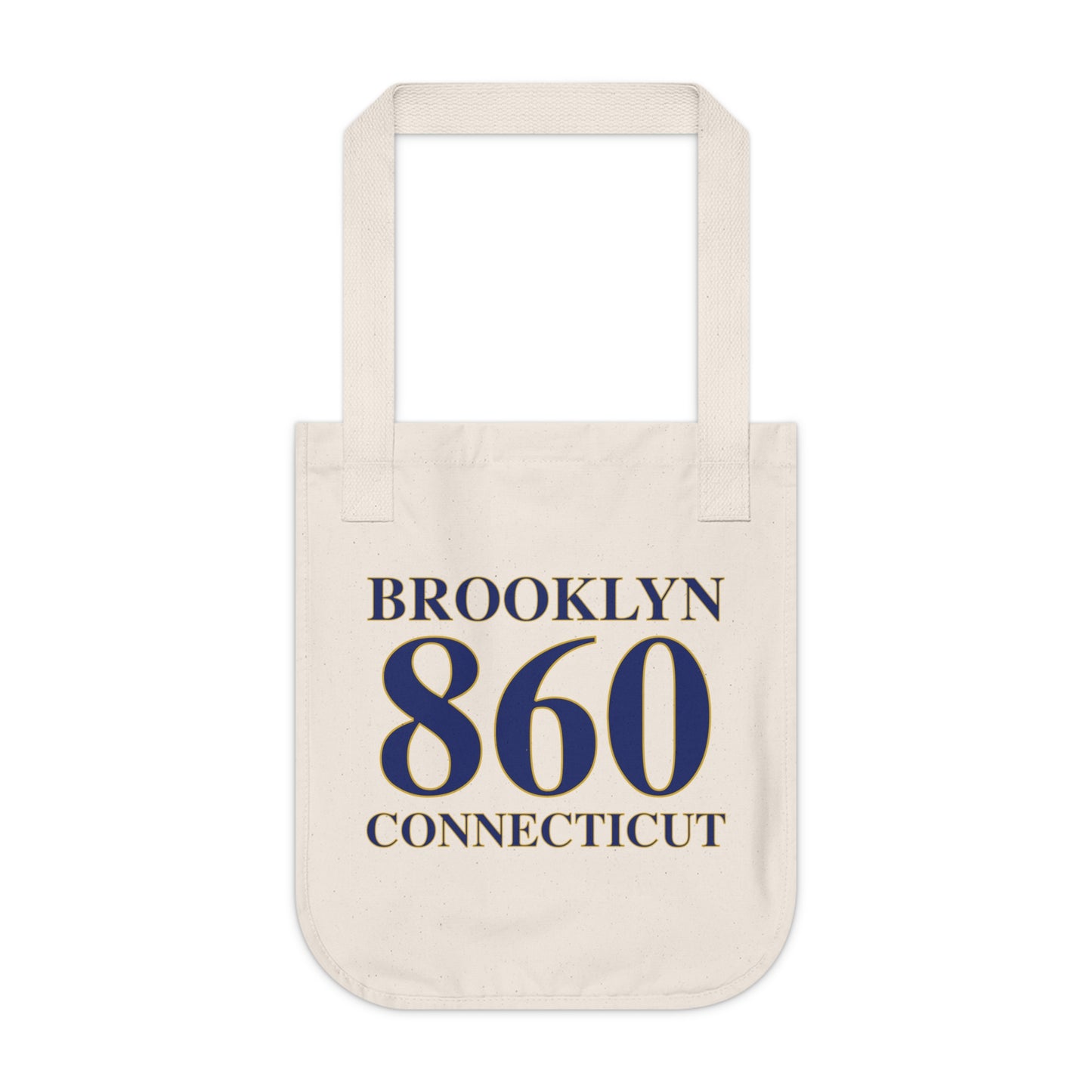 Brooklyn 860 Connecticut Organic Canvas Tote Bag