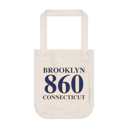 Brooklyn 860 Connecticut Organic Canvas Tote Bag