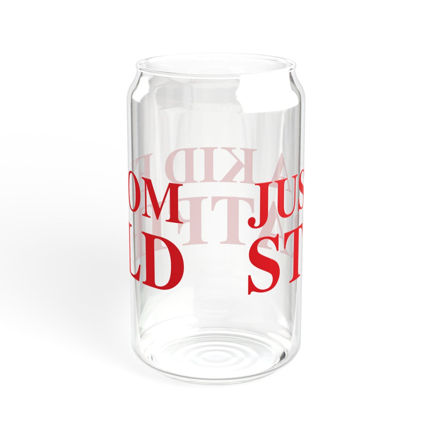 Just a kid from Stratfield Sipper Glass, 16oz