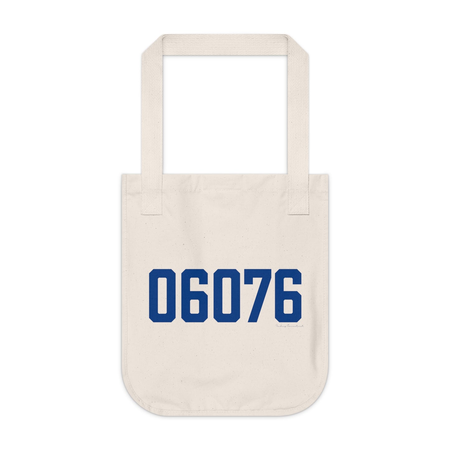 06076 Stafford Connecticut Zip Code Organic Canvas Tote Bag