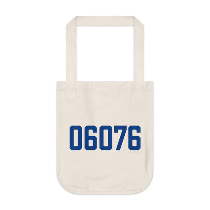 06076 Stafford Connecticut Zip Code Organic Canvas Tote Bag