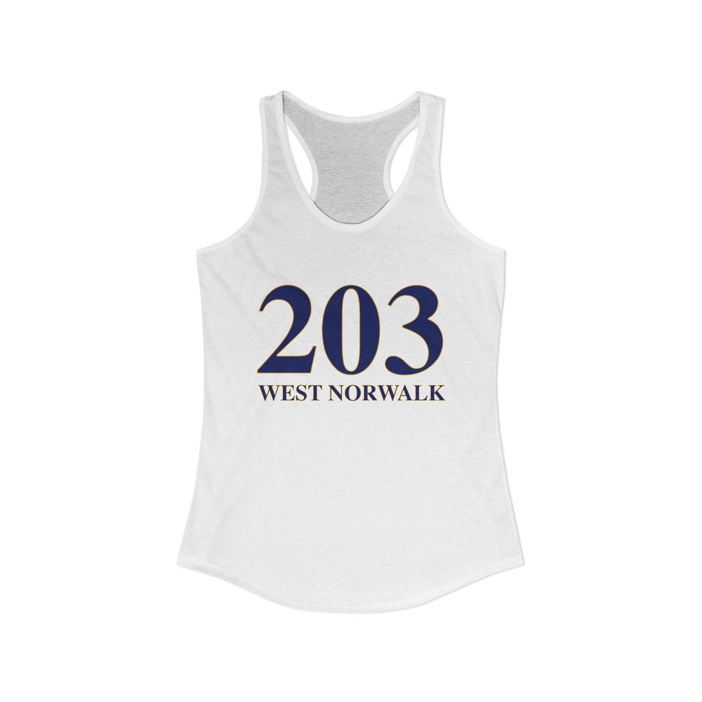 203 West Norwalk Women's Ideal Racerback Tank Top