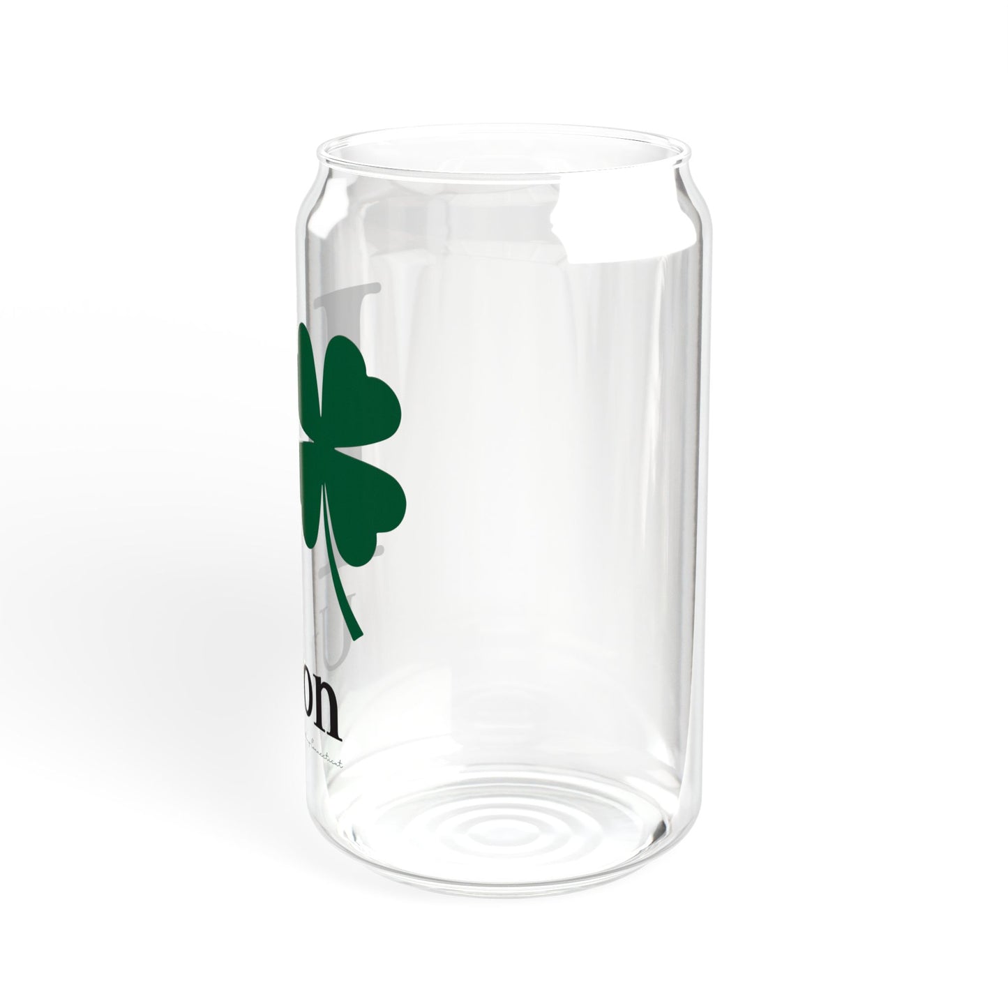 I Clover Union Sipper Glass, 16oz