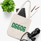 06606 Bridgeport Connecticut Zip Code Organic Canvas Tote Bag