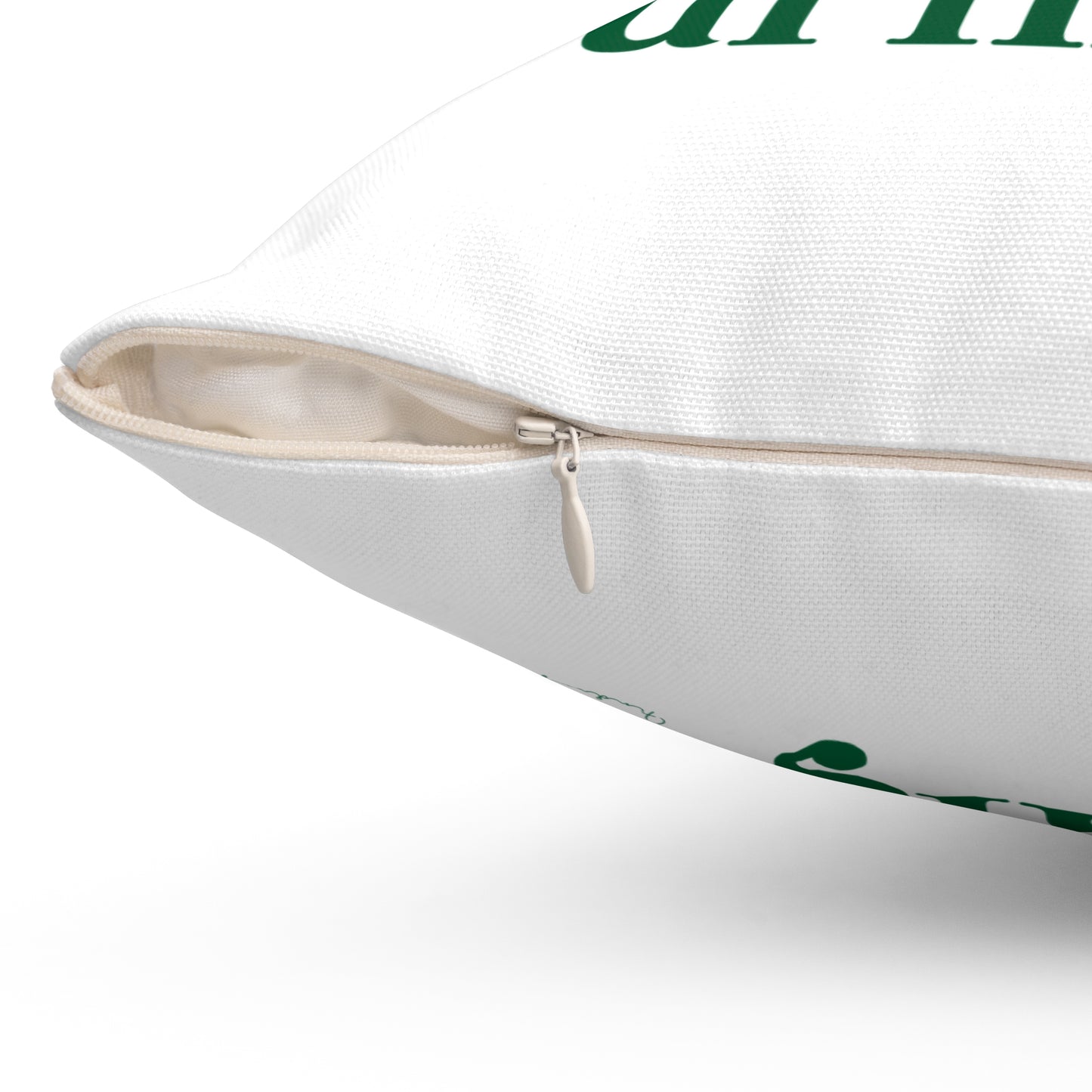 I Clover Burlington Spun Polyester Square Pillow
