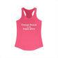 Compo Beach Is My Happy Place Women's Ideal Racerback Tank Top