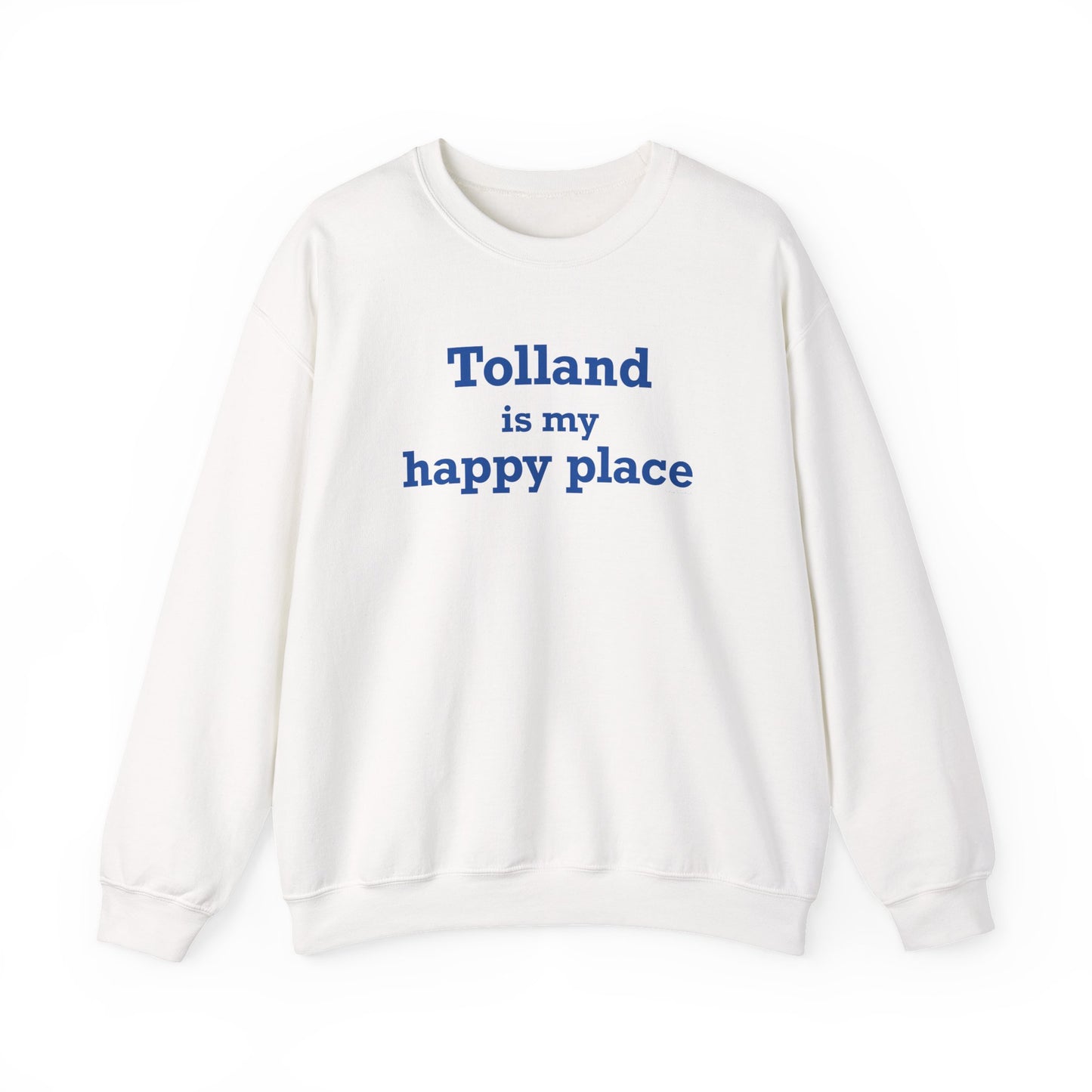 Tolland is My Happy Place Unisex Heavy Blend™ Crewneck Sweatshirt