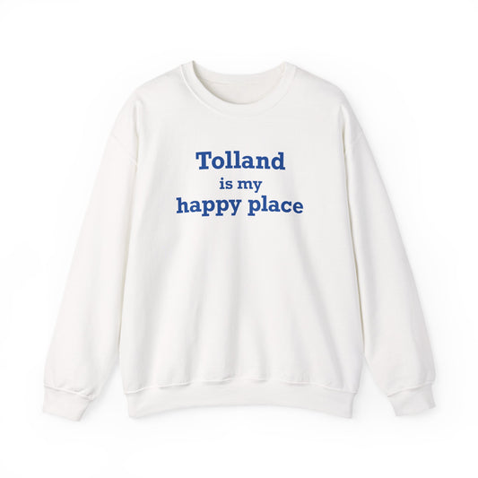 Tolland is My Happy Place Unisex Heavy Blend™ Crewneck Sweatshirt