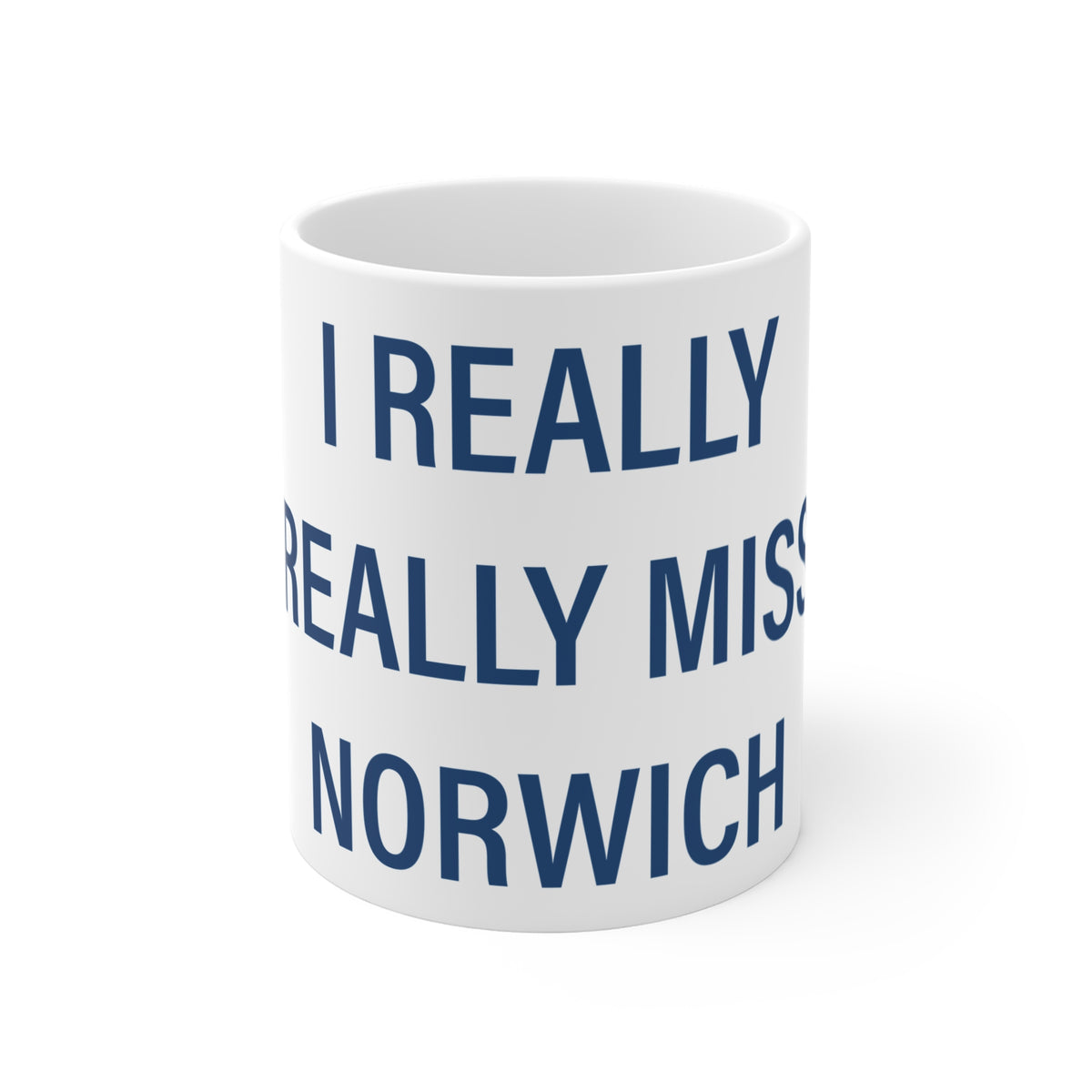 I Really Really Miss Norwich Connecticut Mug 11oz