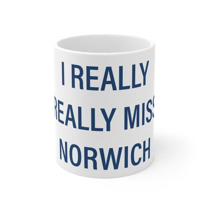 I Really Really Miss Norwich Connecticut Mug 11oz