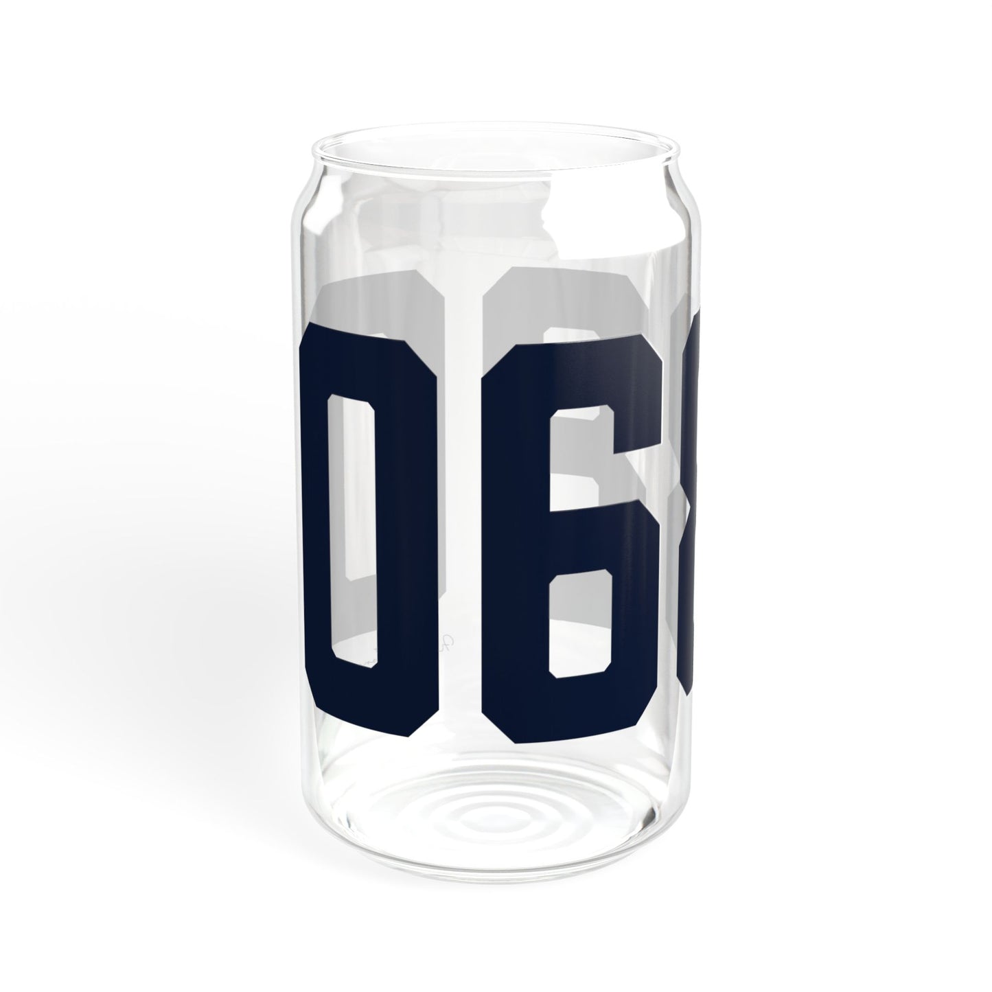 06880 Westport Connecticut Zip Code Sipper Glass, 16oz